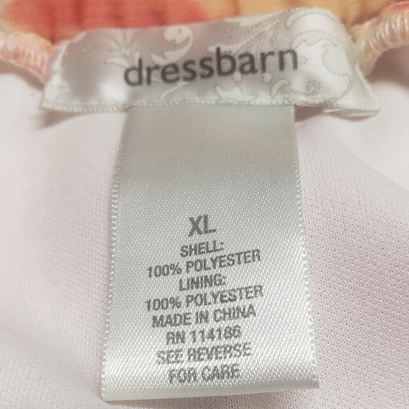 Coral Tie Dye Maxi Skirt - Dressbarn XL - Picture 4 of 6